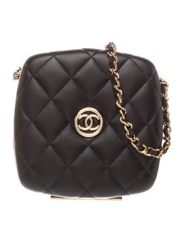 Quilted Compact Vanity Case