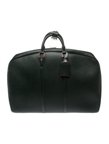 Taiga Leather Weekender Bag Vintage