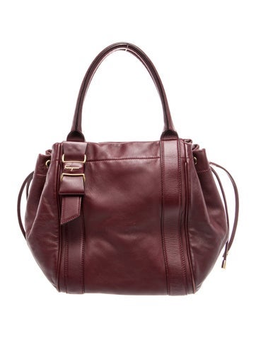 Leather Top Handle Bag