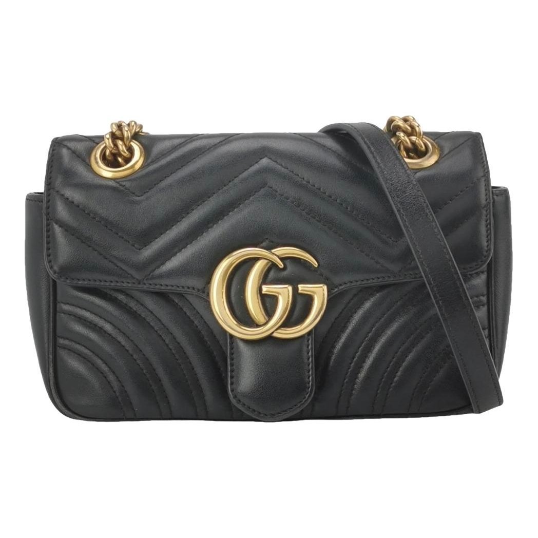GG Marmont Flap leather crossbody bag
