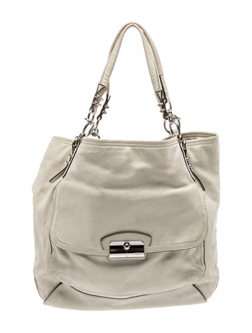 Coach Leather Top Handle Bag