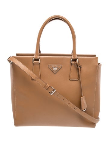 Saffiano Lux Leather Top Handle Bag