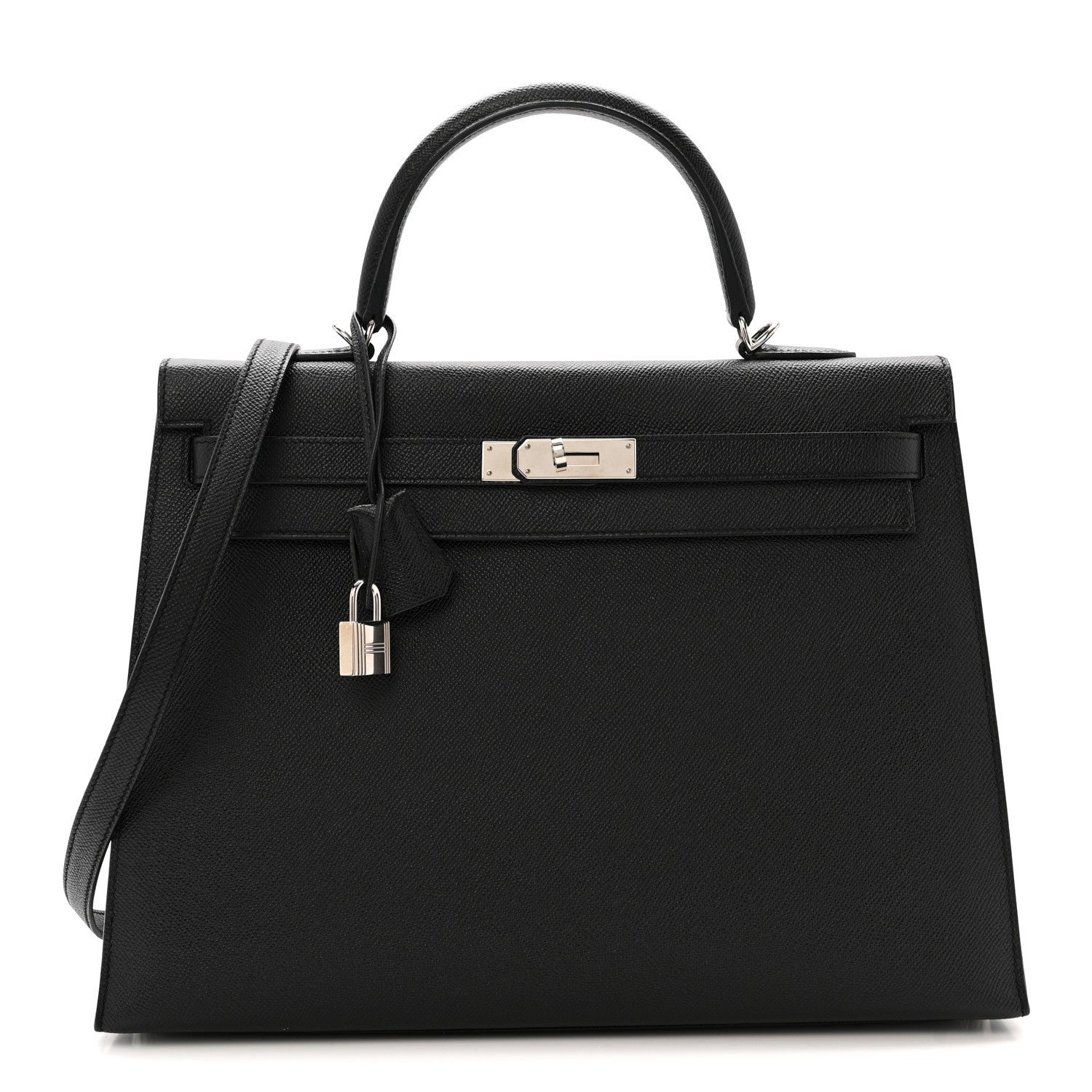Hermes Epsom Kelly Sellier 35 Black