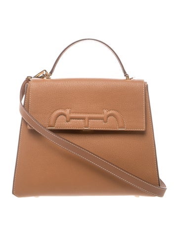 Leather Top Handle Bag