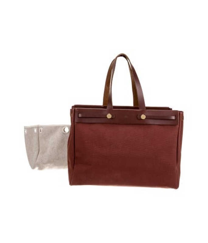 Hermes Toile Herbag Cabas Mm