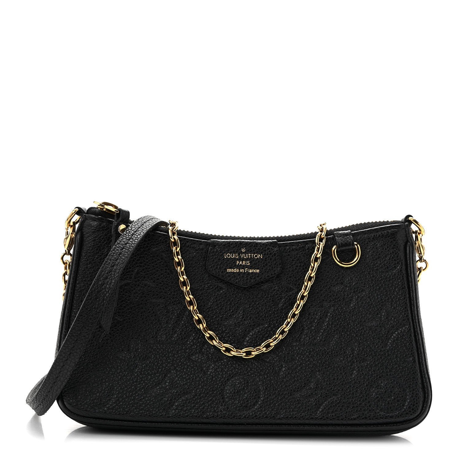 Louis Vuitton Empreinte Easy Pouch On Strap Black