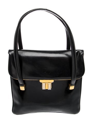Leather Top Handle Bag Vintage