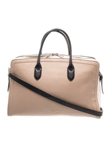 Leather Top Handle Bag