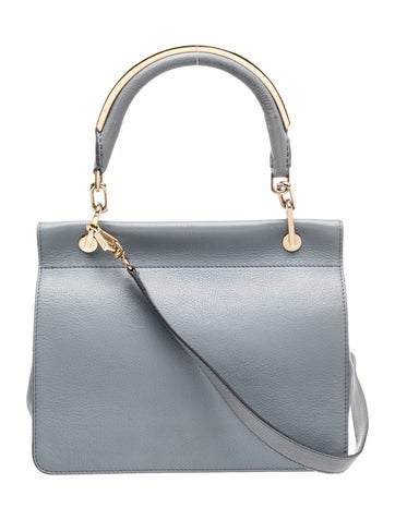 Leather Top Handle Bag
