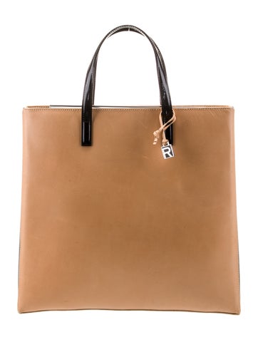 Leather Top Handle Bag