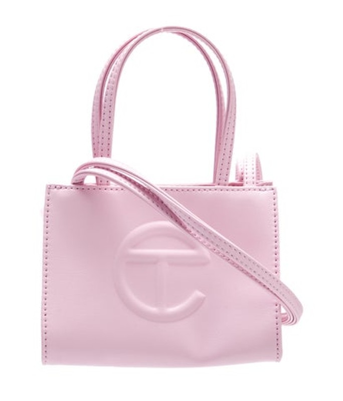 Telfar Vegan Leather Bubblegum Shopping Small