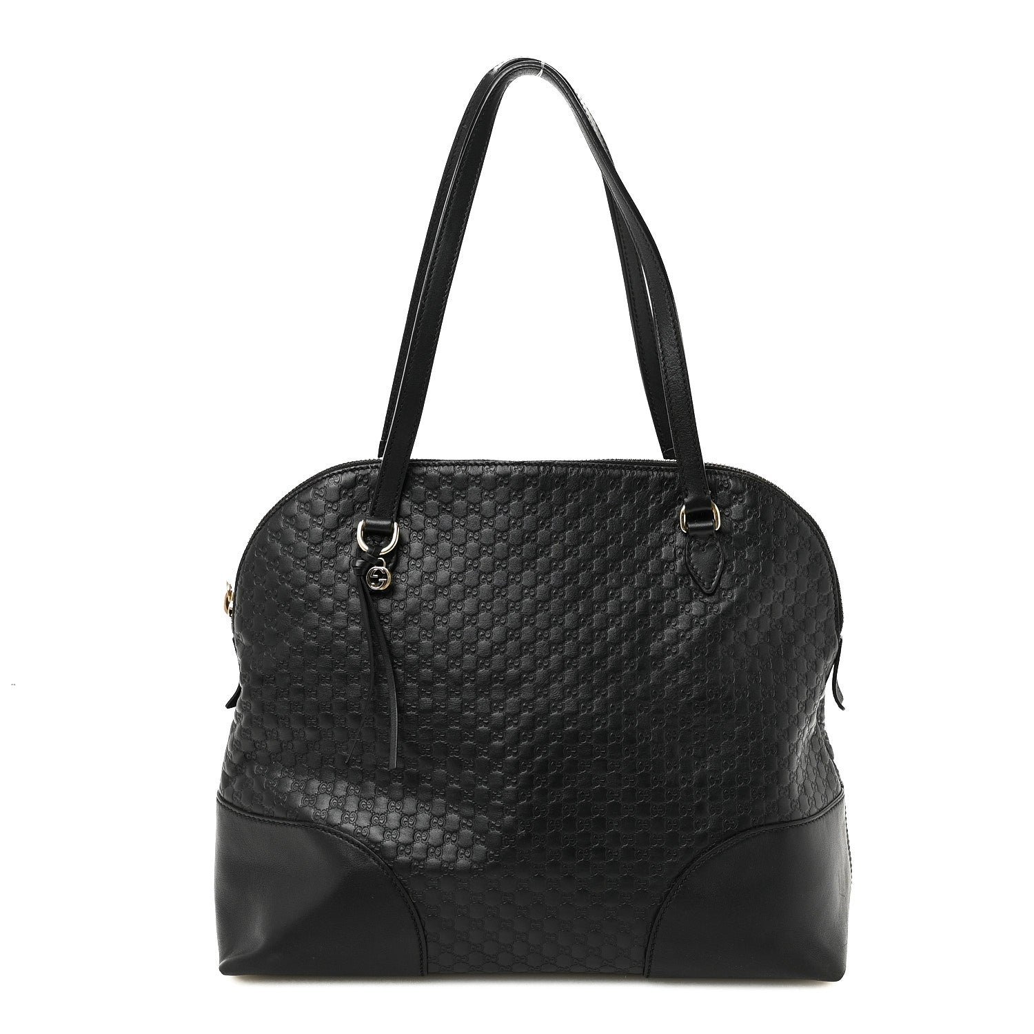 Gucci Soft Microguccissima Medium Bree Shoulder Bag Black