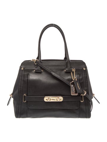 Leather Top Handle Bag