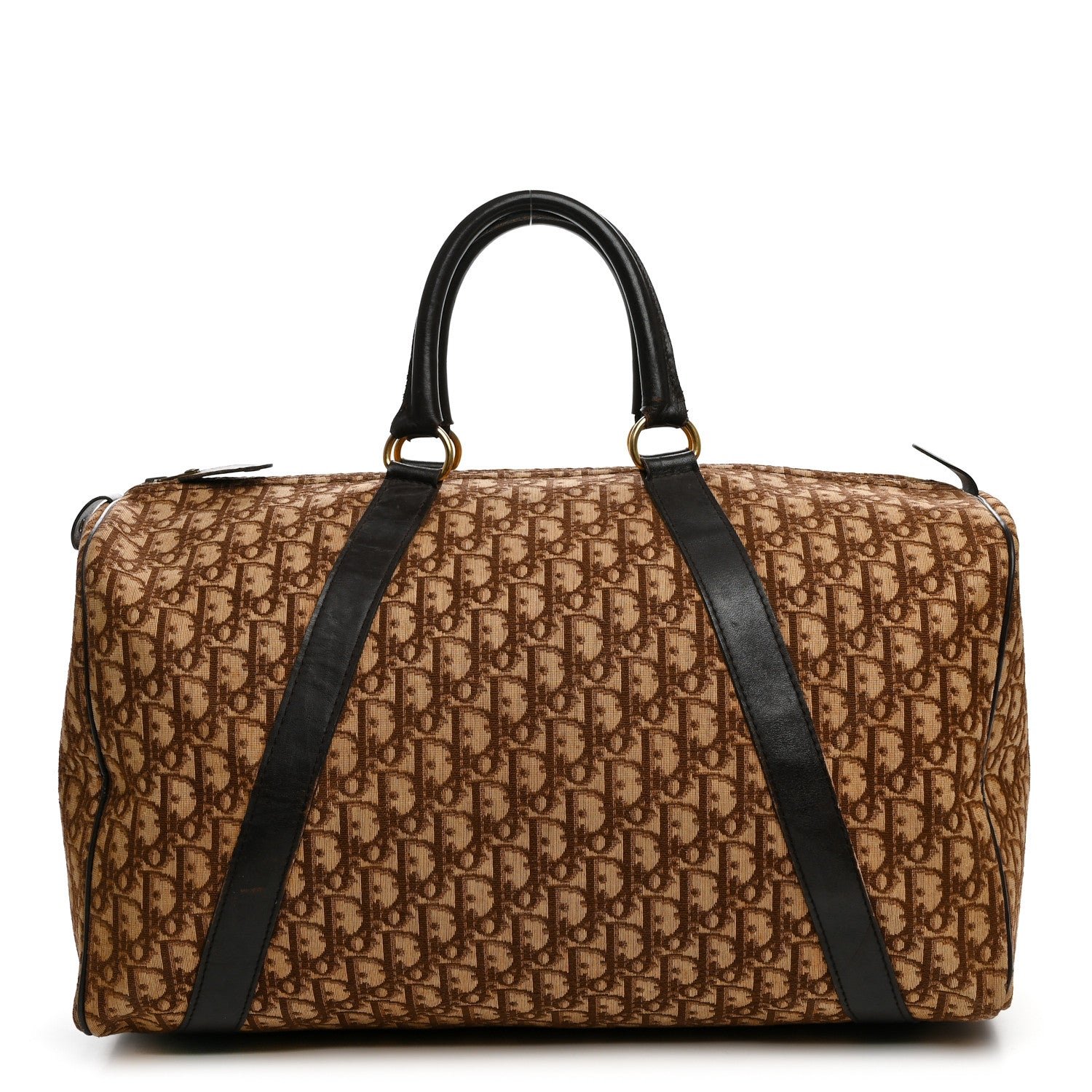 Christian Dior Monogram Duffle Brown
