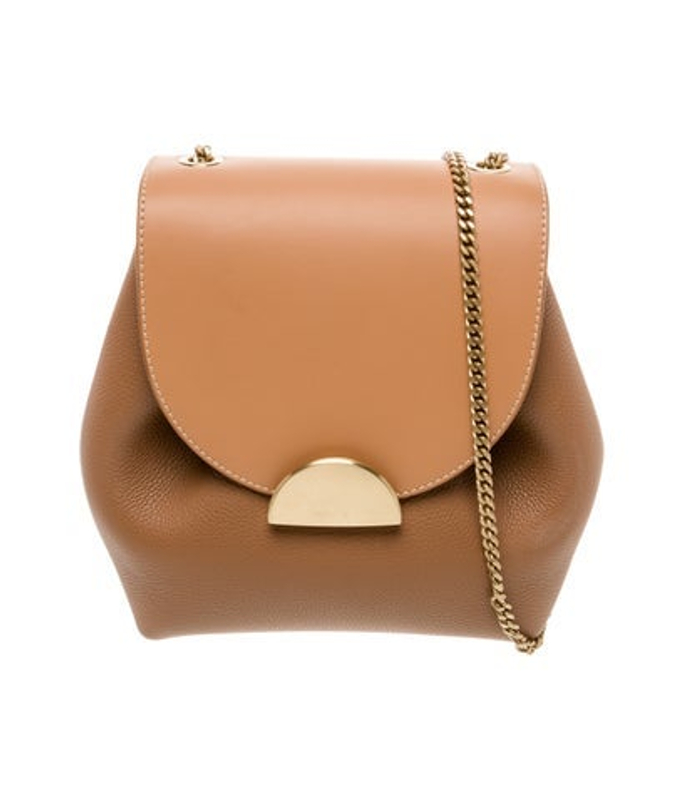 Polene Leather Crossbody Bag