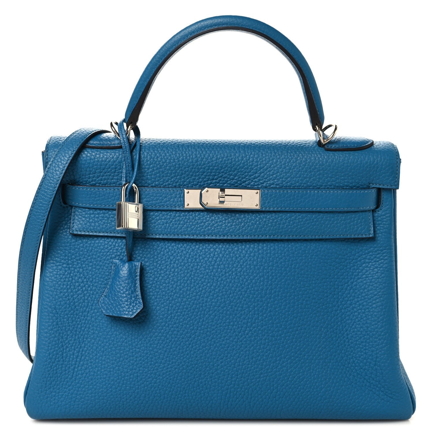 Hermes Togo Kelly Retourne 32 Bleu Izmir