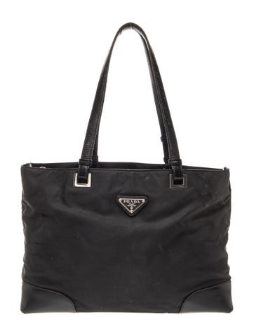 Tessuto Nylon Top Handle Bag Vintage