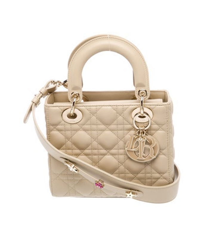 Dior Dior Cannage Lady Dior My Abcdior Small W Tags