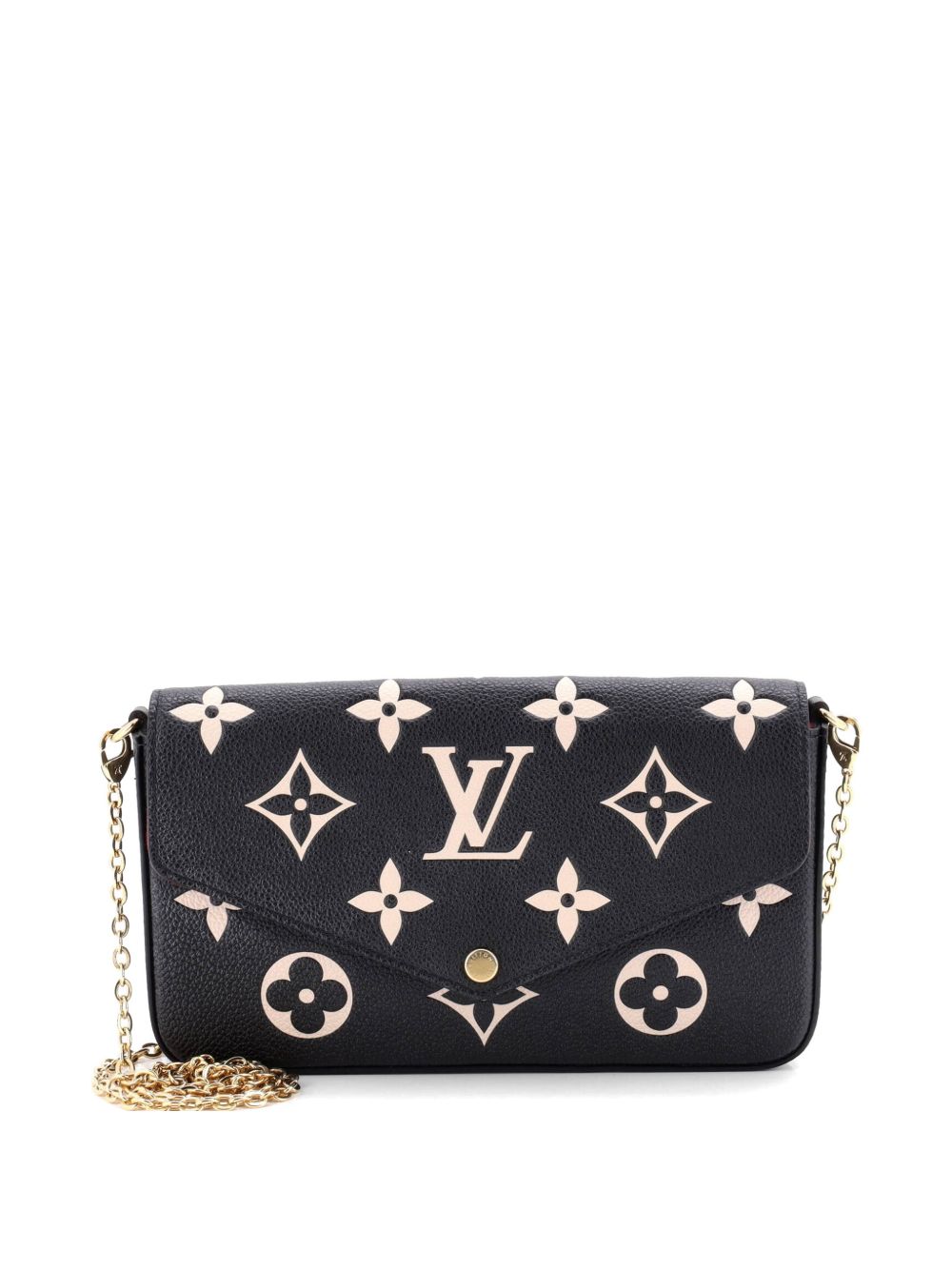 Louis Vuitton Felicie Pochette Bicolor Monogram Empreinte Giant crossbody bag