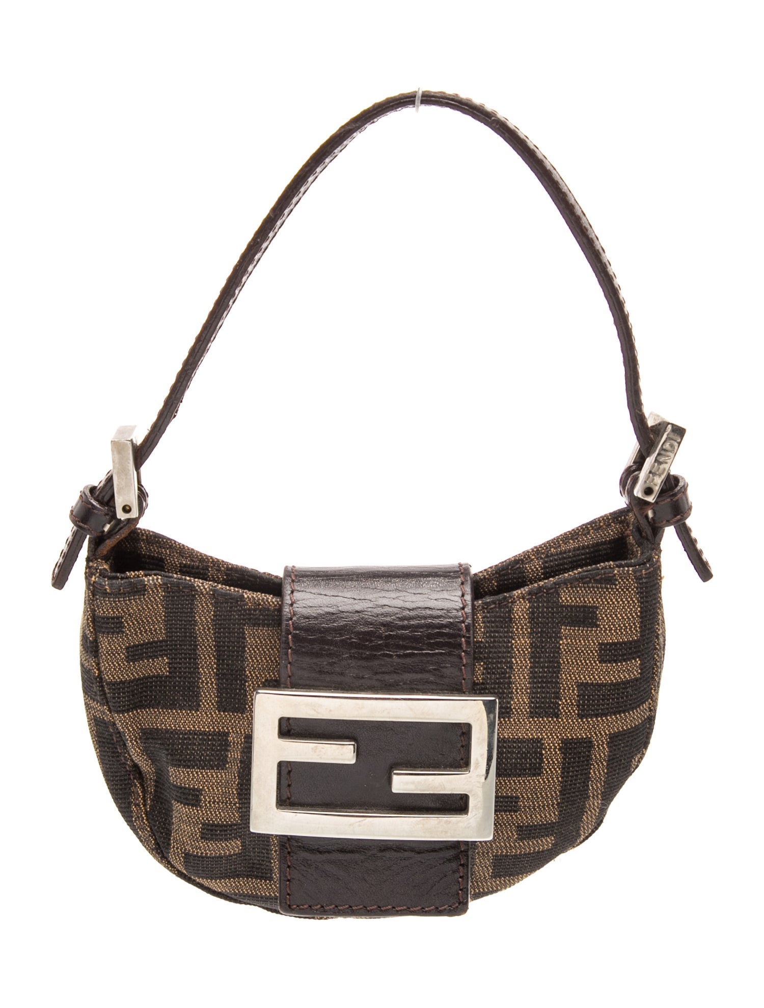Fendi Zucca FF Vintage Croissant Bag Mini