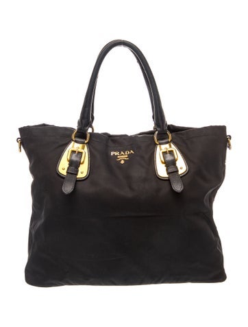 Tessuto Nylon Top Handle Bag