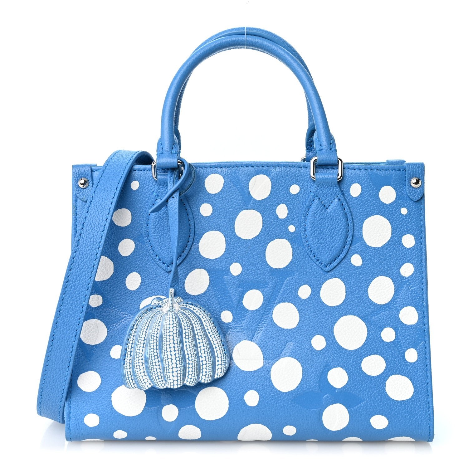 Louis Vuitton LV X YK Empreinte Infinity Dots Onthego PM Blue White