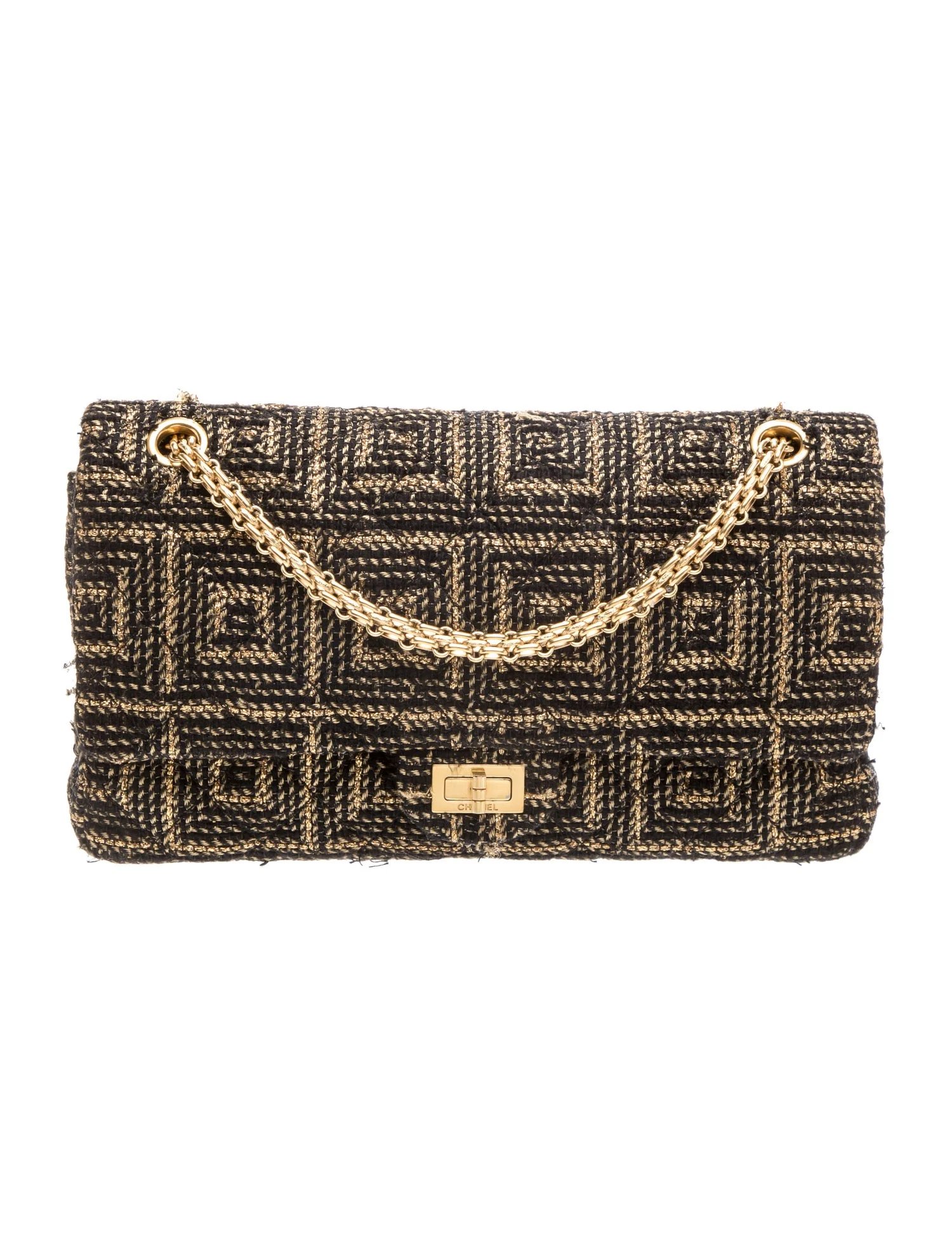 Paris-Byzance Tweed Reissue 226 Double Flap Bag