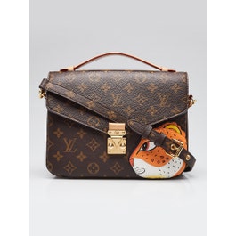 Louis Vuitton x Sun Yitian Monogram Canvas Tiger Metis Pochette Bag