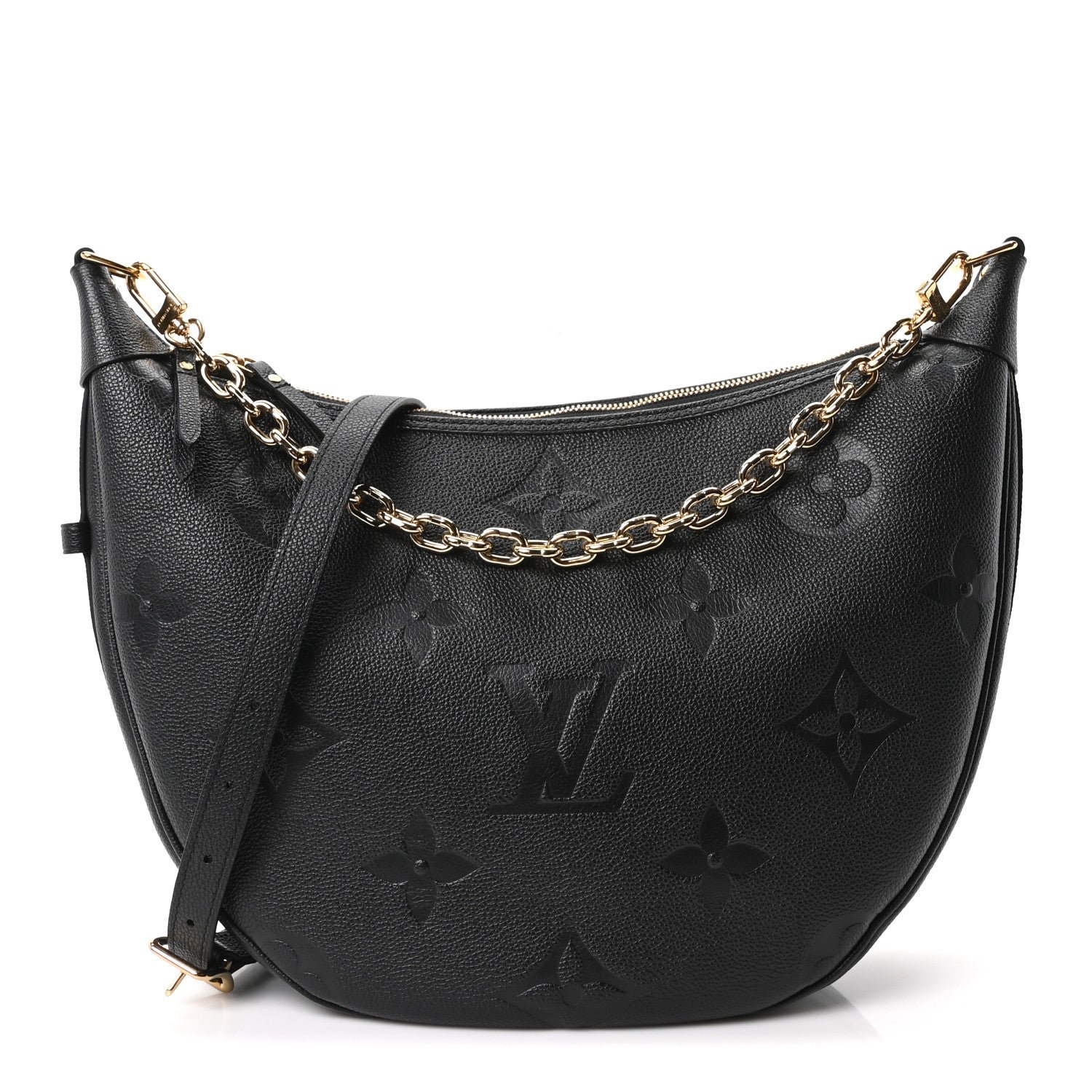 Louis Vuitton Empreinte Monogram Giant Loop Hobo Black