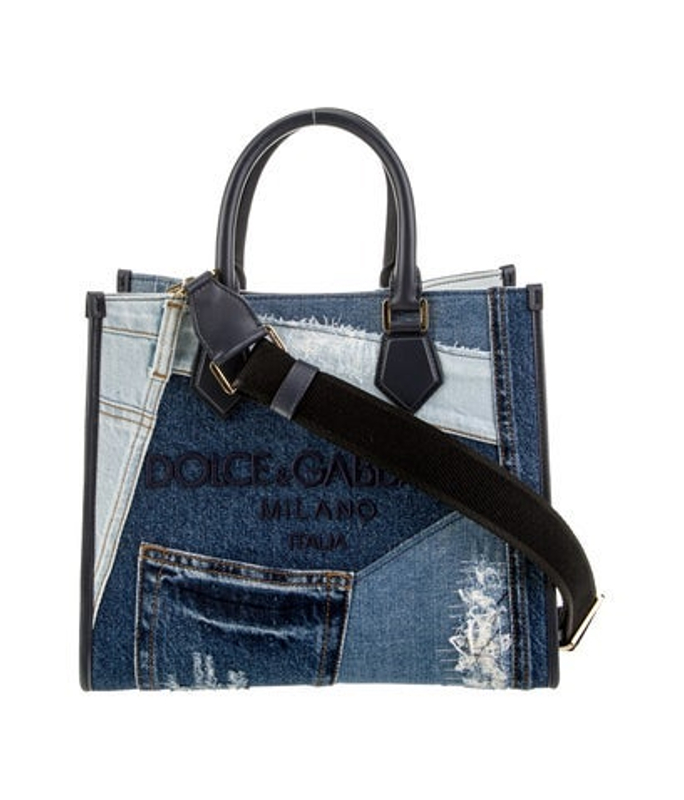 Dolce & Gabbana Gabbana Denim Top Handle Bag