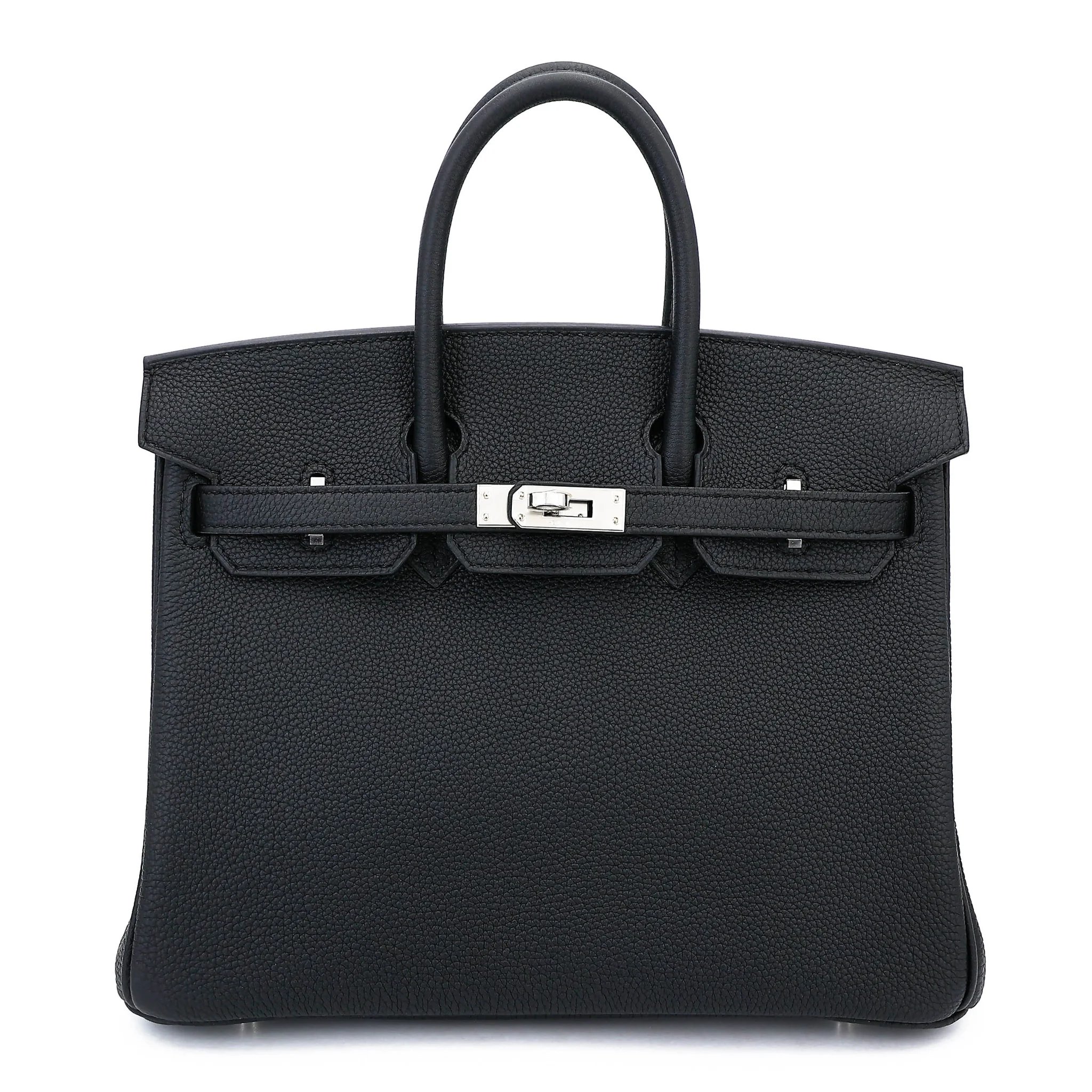 Brand New ( Rank N ) HERMÈS Birkin 25 Noir (89) Togo Palladium hardware G (2026)