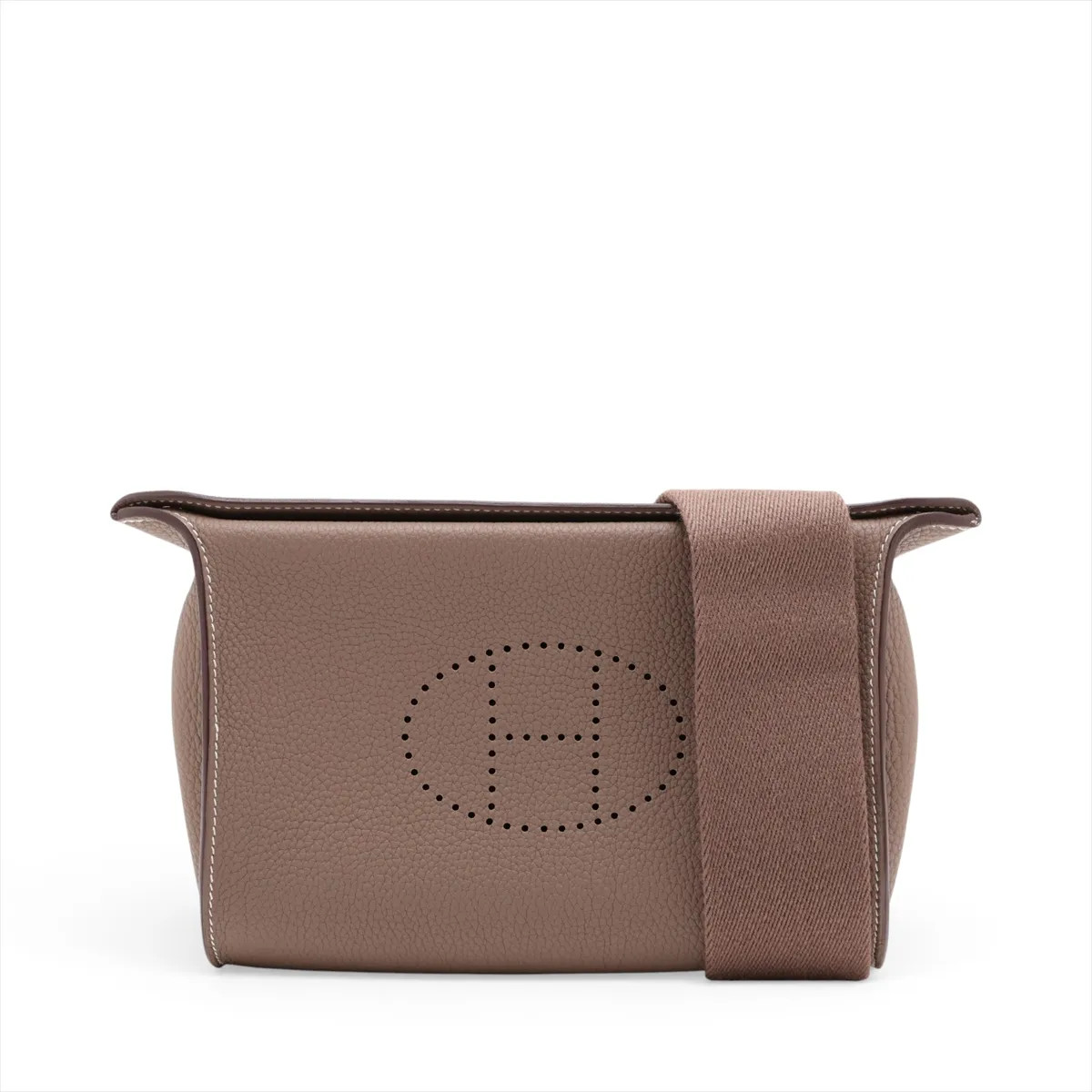 Hermès Vide Poches Togo Etoupe Silver Metal Fittings
