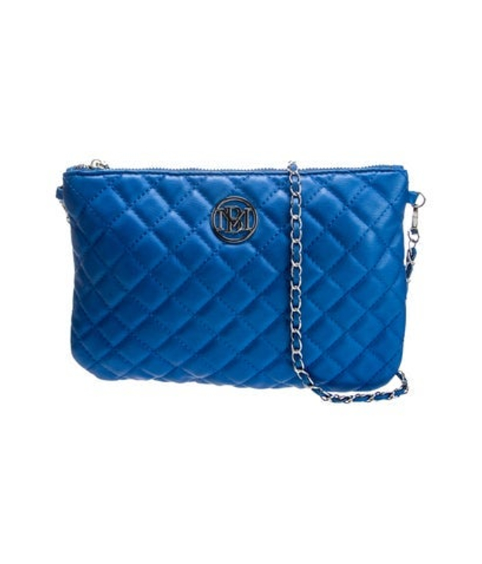 Badgley Mischka Mischka Leather Messenger Bag