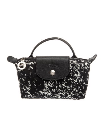 Longchamp Canvas Top Handle Bag