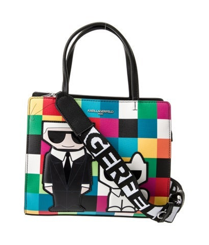 Karl Lagerfeld Lagerfeld Leather Top Handle Bag W Tags
