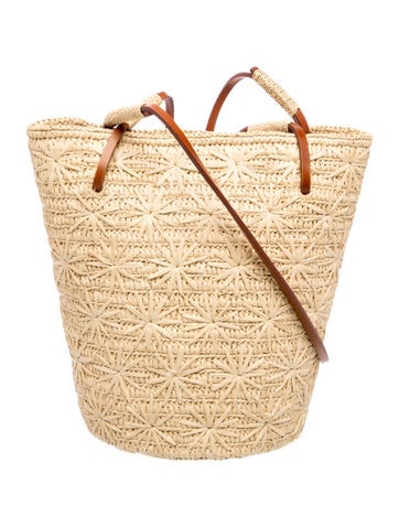 Straw Bucket Bag
