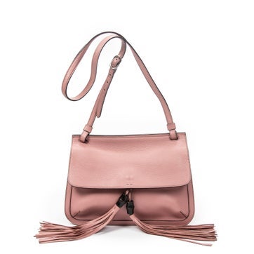 Leather Medium Bamboo Daily Flap