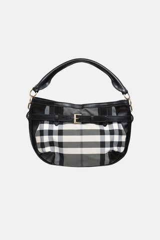 Smoked Check Shoulder Bag