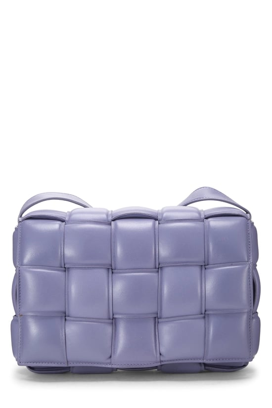 Purple Maxi Intrecciato Padded Cassette