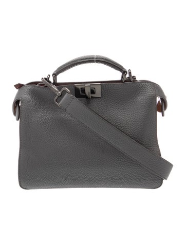 Leather Top Handle Bag Small