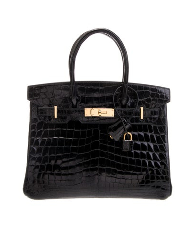 Hermes Shiny Niloticus Crocodile Birkin 30