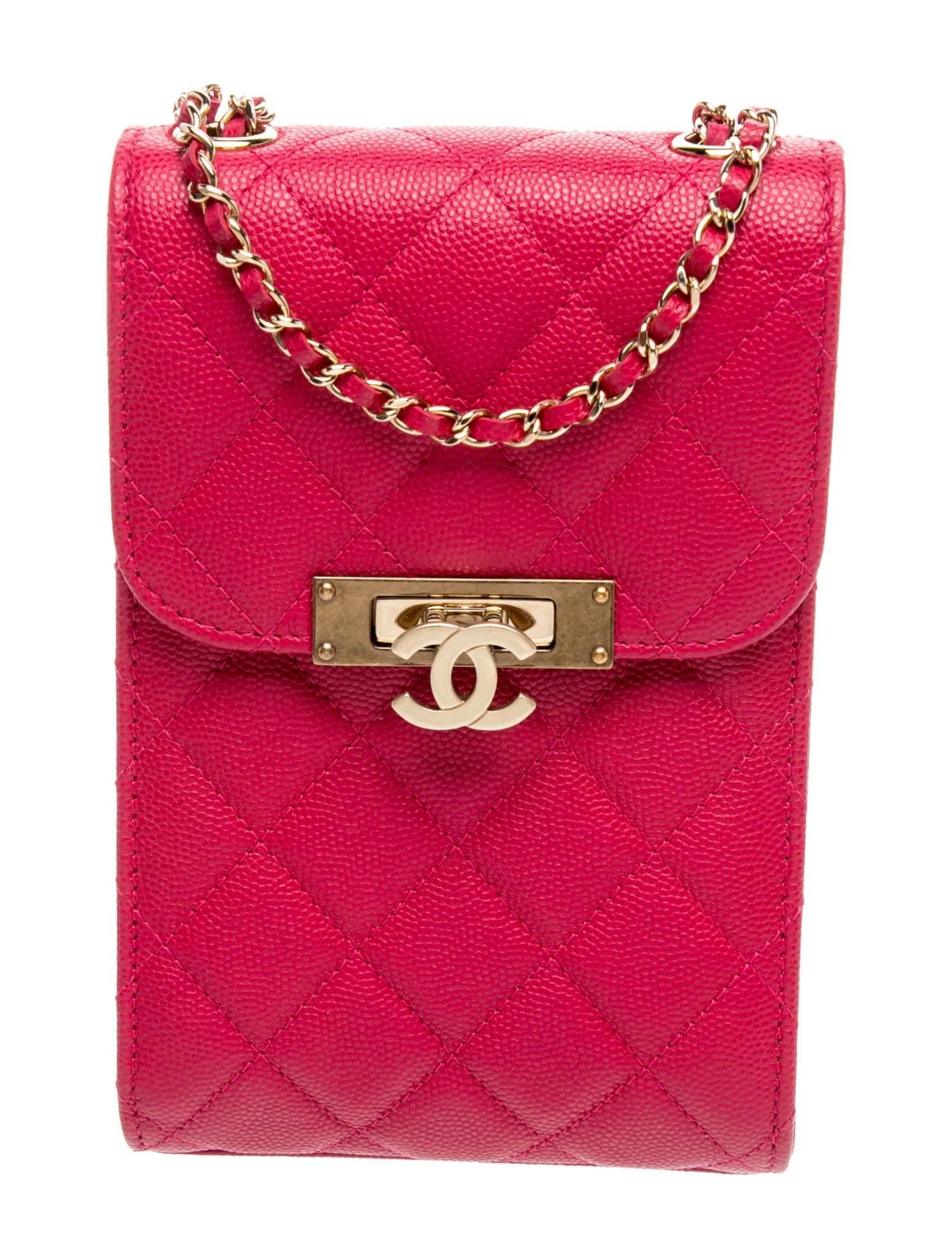 Golden Class Phone Holder Crossbody Bag
