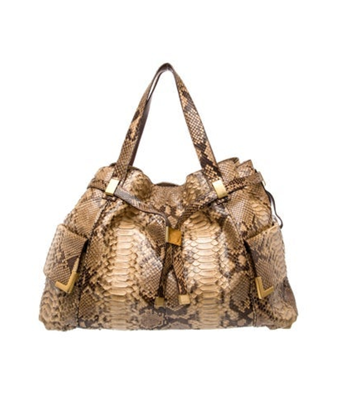 Michael Kors Kors Snakeskin Shoulder Bag