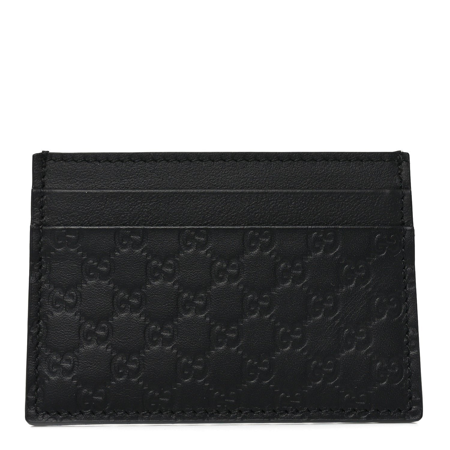 Gucci Microguccissima Card Holder Black