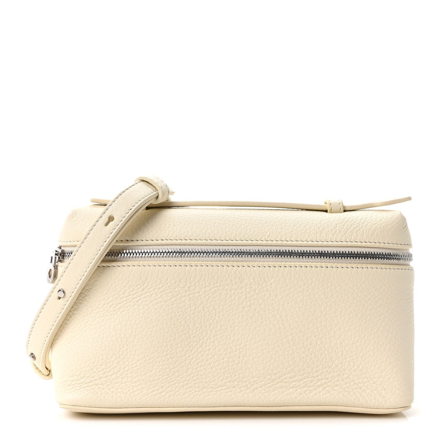 Loro Piana Loro Piana Tender Calfskin L19 Extra Pocket Pouch Whisper White