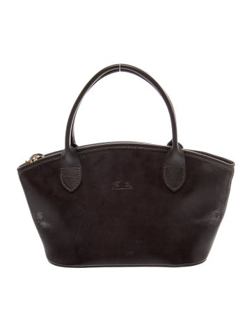 Longchamp Leather Top Handle Bag