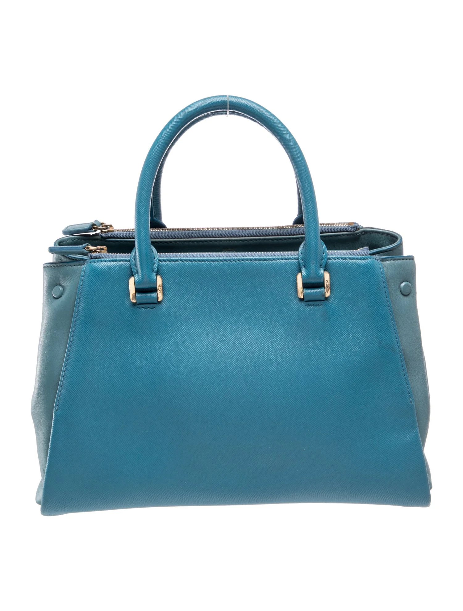 Saffiano Leather Top Handle Bag
