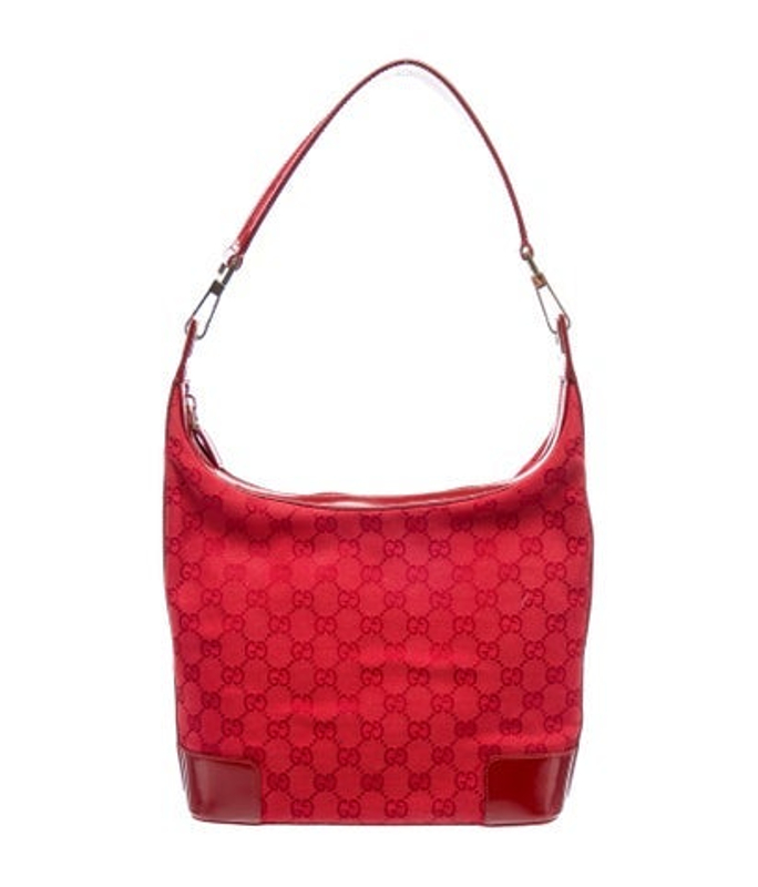 Gucci Gg Canvas Shoulder Bag Vintage