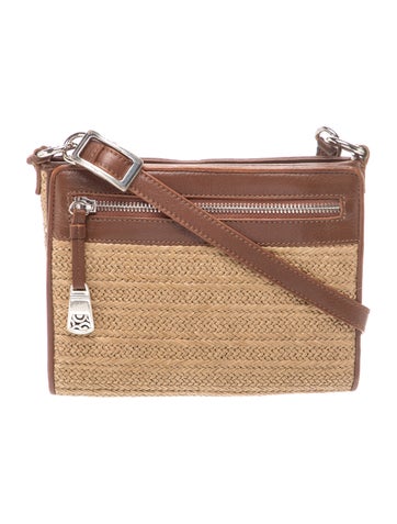 Raffia Crossbody Bag
