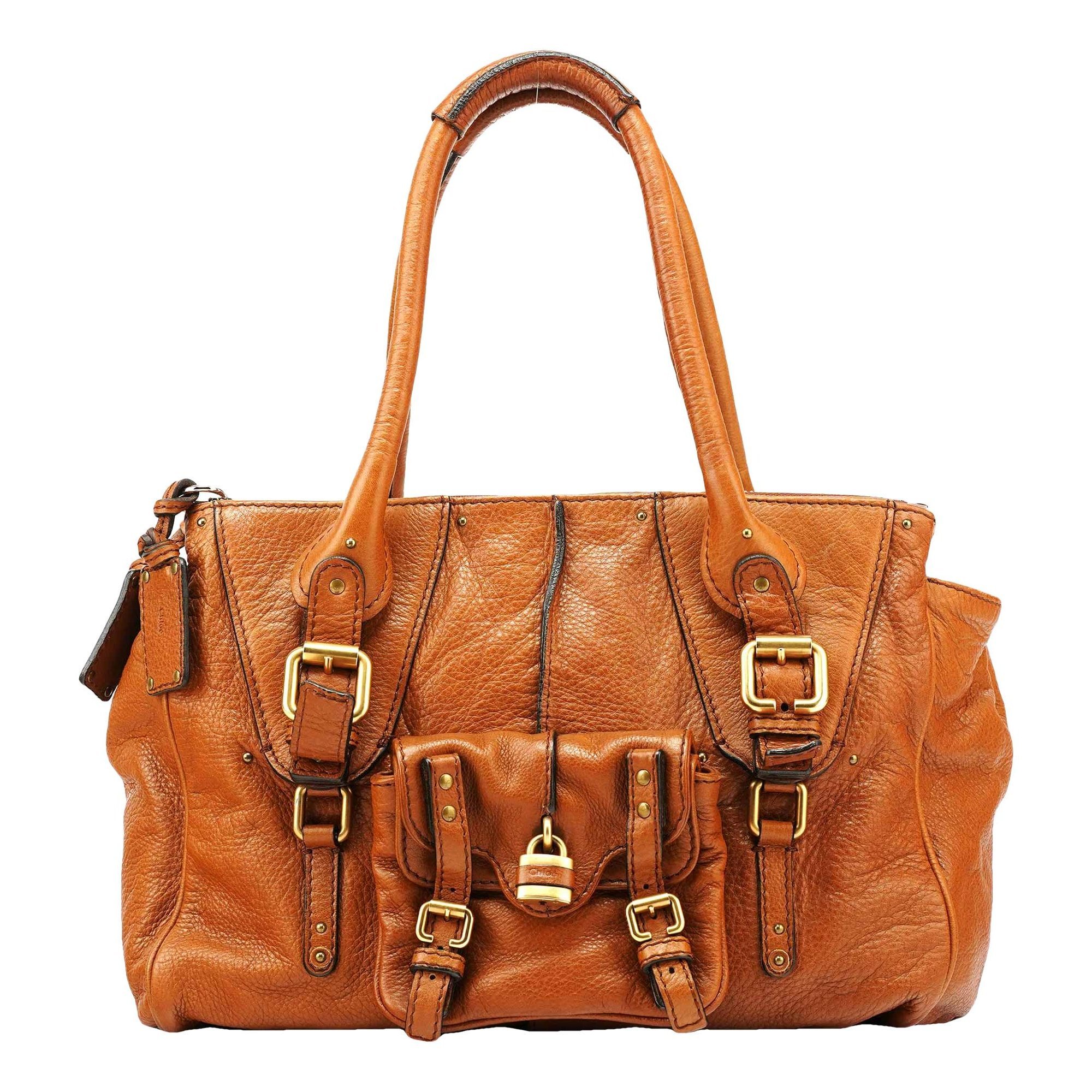 Paddington leather tote